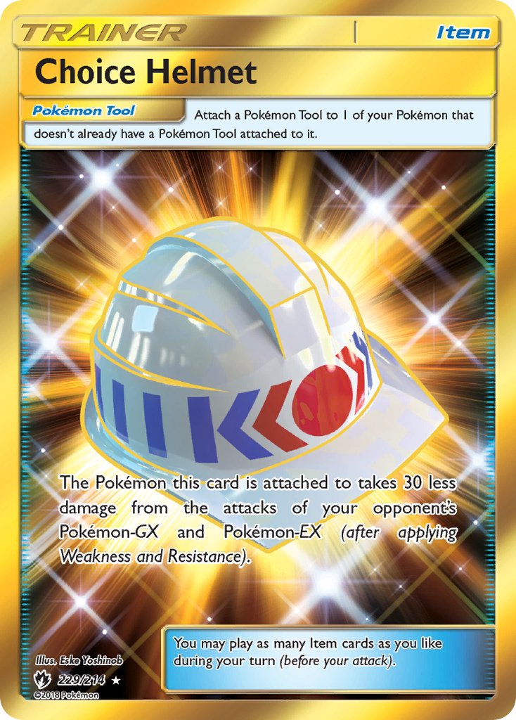 Choice Helmet (229/214) [Sun & Moon: Lost Thunder] - Dark Crystal Cards