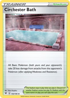 Circhester Bath (150/185) [Sword & Shield: Vivid Voltage] - Dark Crystal Cards
