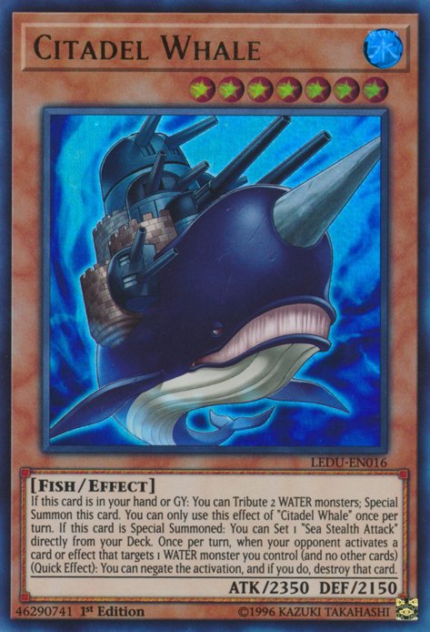 Citadel Whale [LEDU - EN016] Ultra Rare - Dark Crystal Cards