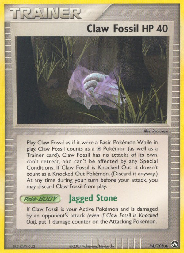 Claw Fossil (84/108) [EX: Power Keepers] - Dark Crystal Cards