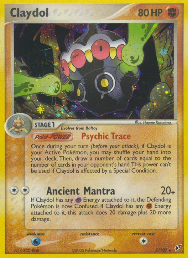 Claydol (5/107) [EX: Deoxys] - Dark Crystal Cards