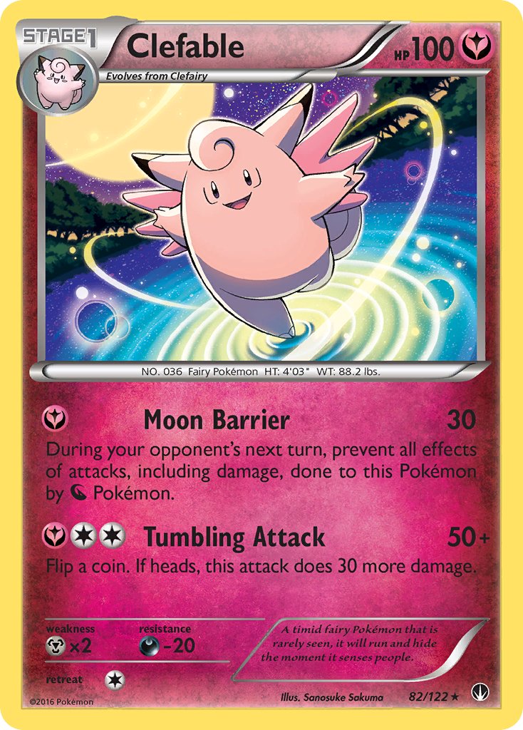 Clefable (82/122) [XY: BREAKpoint] - Dark Crystal Cards