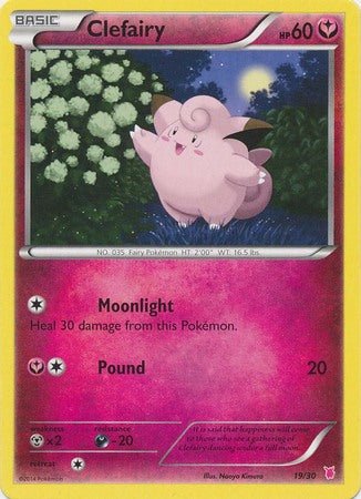 Clefairy (19/30) [XY: Trainer Kit 1 - Wigglytuff] - Dark Crystal Cards