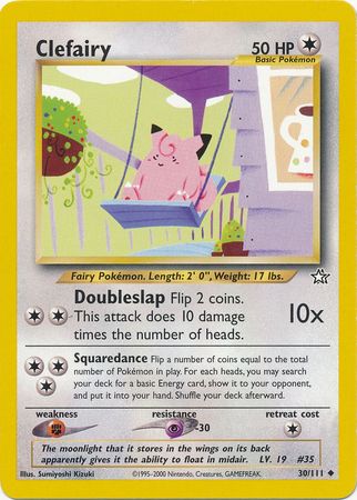 Clefairy (30/111) [Neo Genesis Unlimited] - Dark Crystal Cards