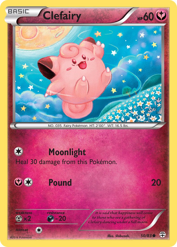 Clefairy (50/83) [XY: Generations] - Dark Crystal Cards