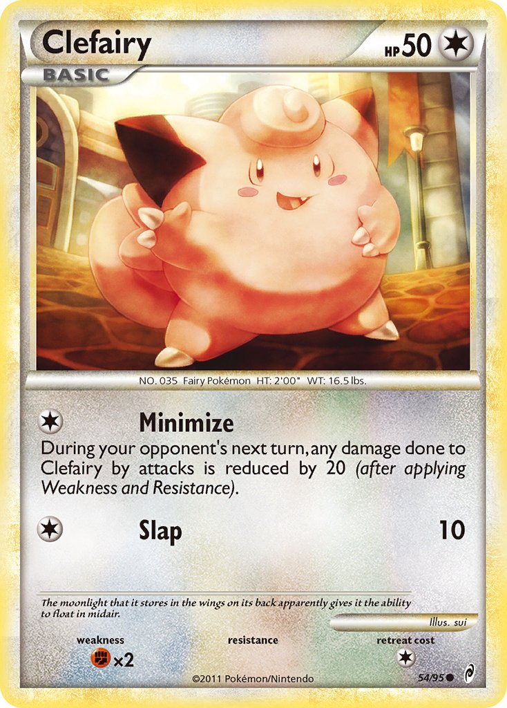 Clefairy (54/95) [HeartGold & SoulSilver: Call of Legends] - Dark Crystal Cards