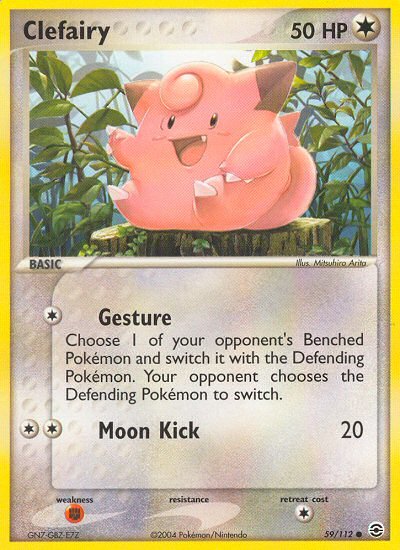 Clefairy (59/112) [EX: FireRed & LeafGreen] - Dark Crystal Cards