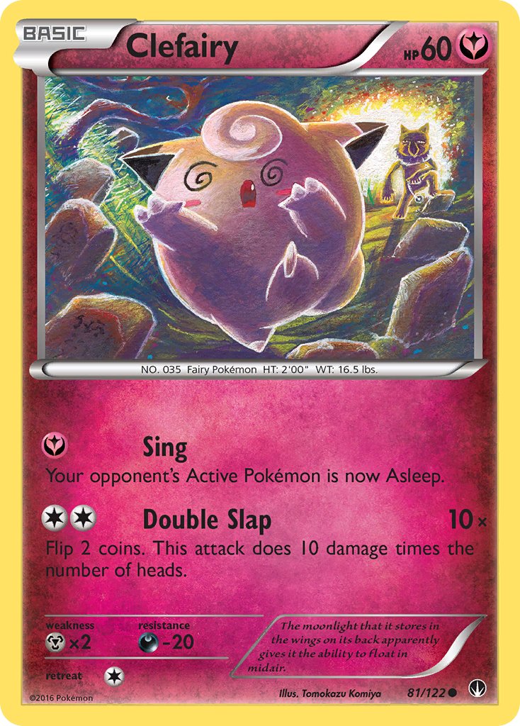 Clefairy (81/122) [XY: BREAKpoint] - Dark Crystal Cards