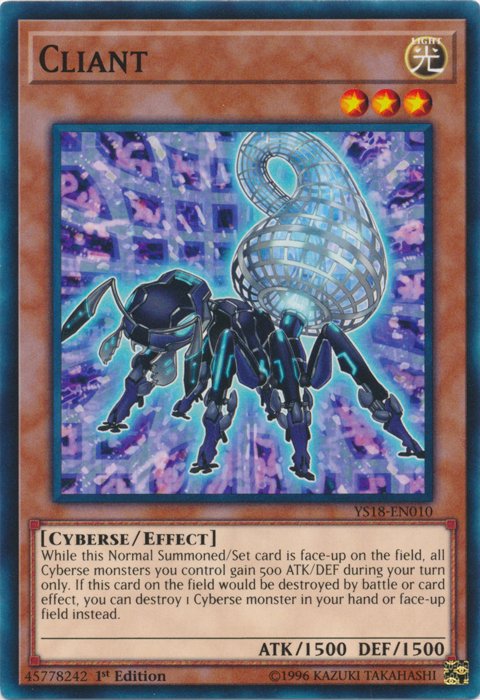 Cliant [YS18 - EN010] Common - Dark Crystal Cards