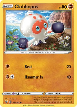 Clobbopus (100/185) [Sword & Shield: Vivid Voltage] - Dark Crystal Cards