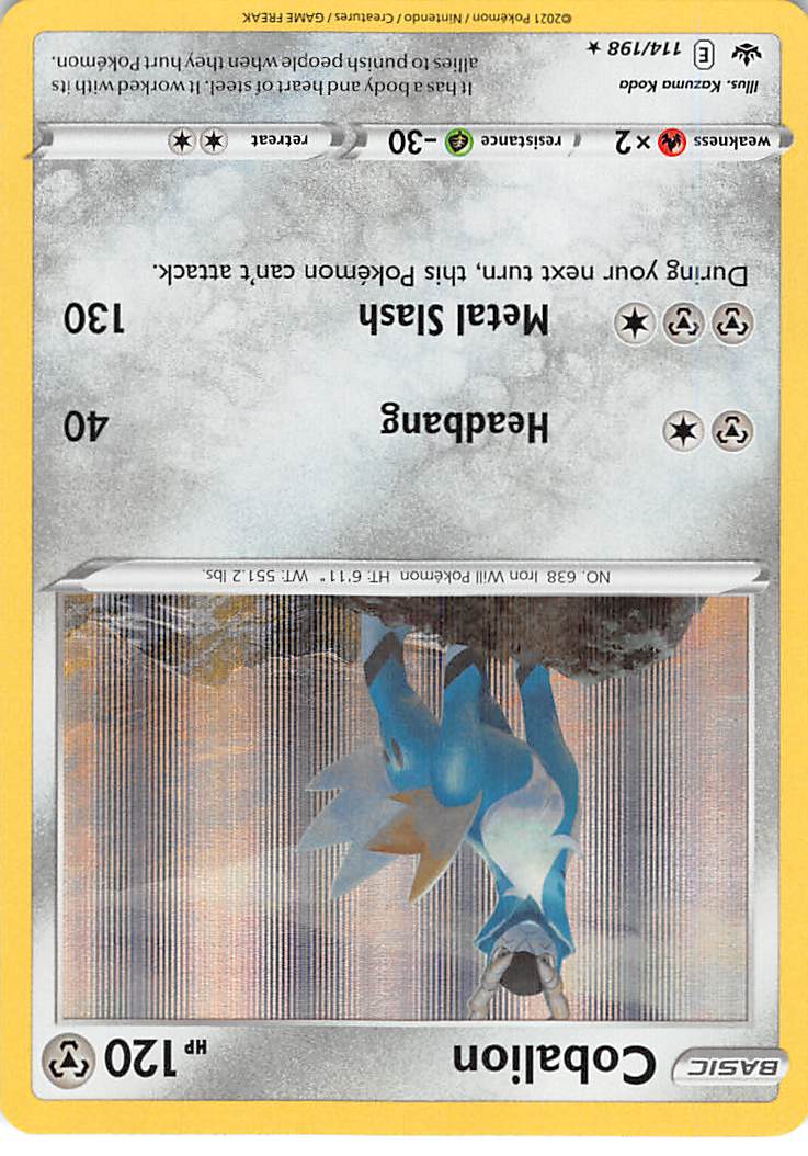 Cobalion (114/198) [Sword & Shield: Chilling Reign] - Dark Crystal Cards