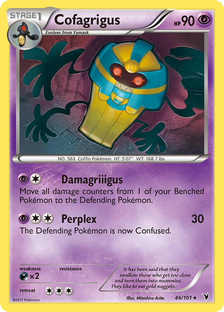 Cofagrigus (46/101) [Black & White: Noble Victories] - Dark Crystal Cards