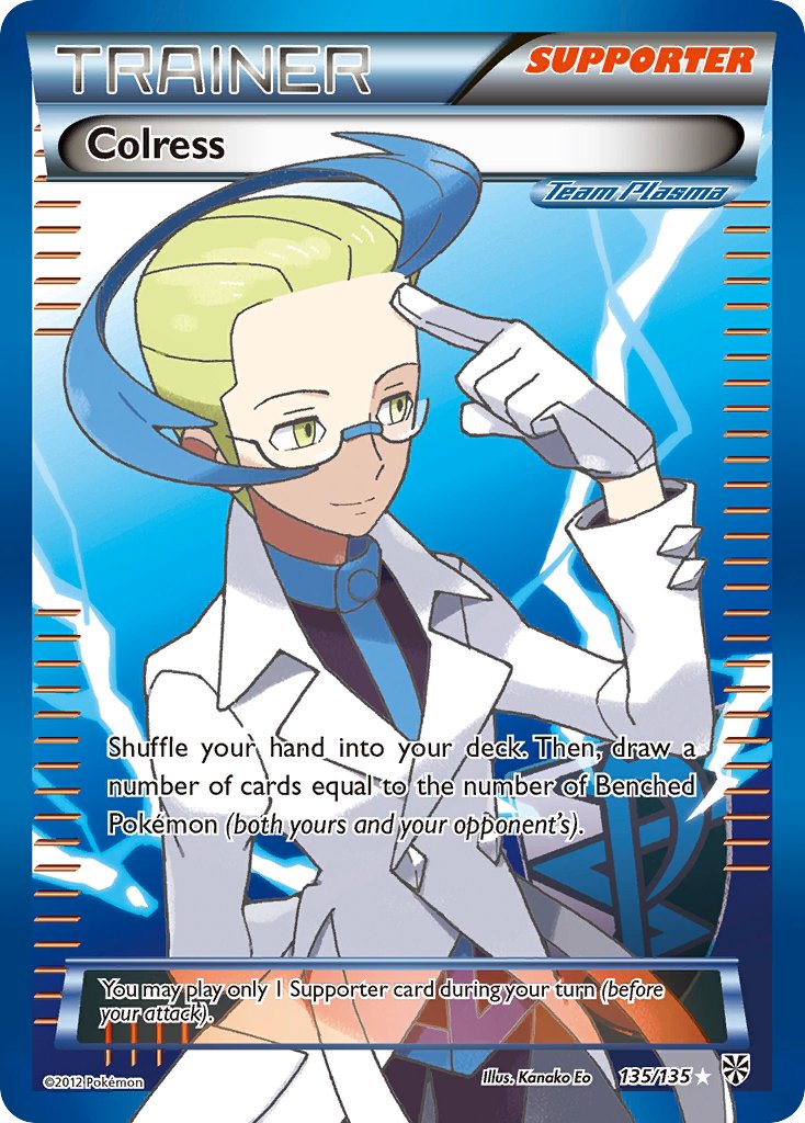 Colress (135/135) [Black & White: Plasma Storm] - Dark Crystal Cards