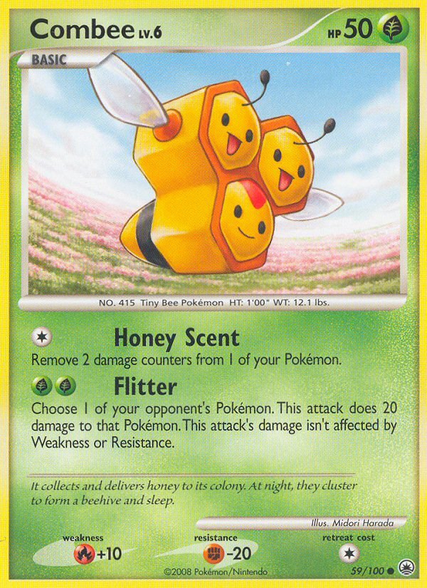 Combee (59/100) [Diamond & Pearl: Majestic Dawn] - Dark Crystal Cards