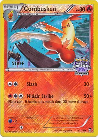 Combusken (13/111) (Championship Promo Staff) [XY: Furious Fists] - Dark Crystal Cards