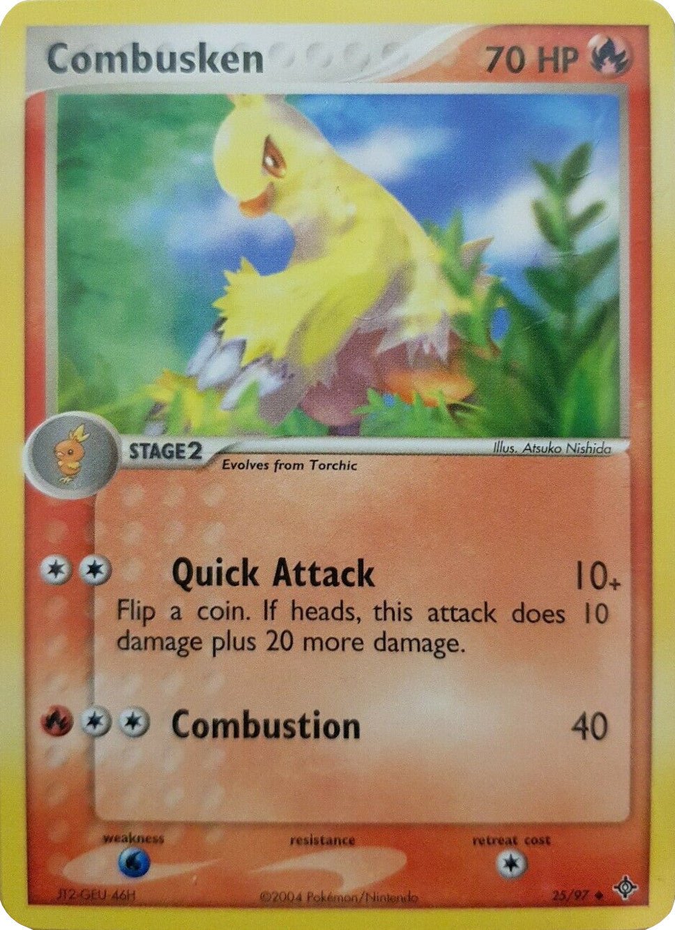 Combusken (25/97) [EX: Battle Stadium] - Dark Crystal Cards