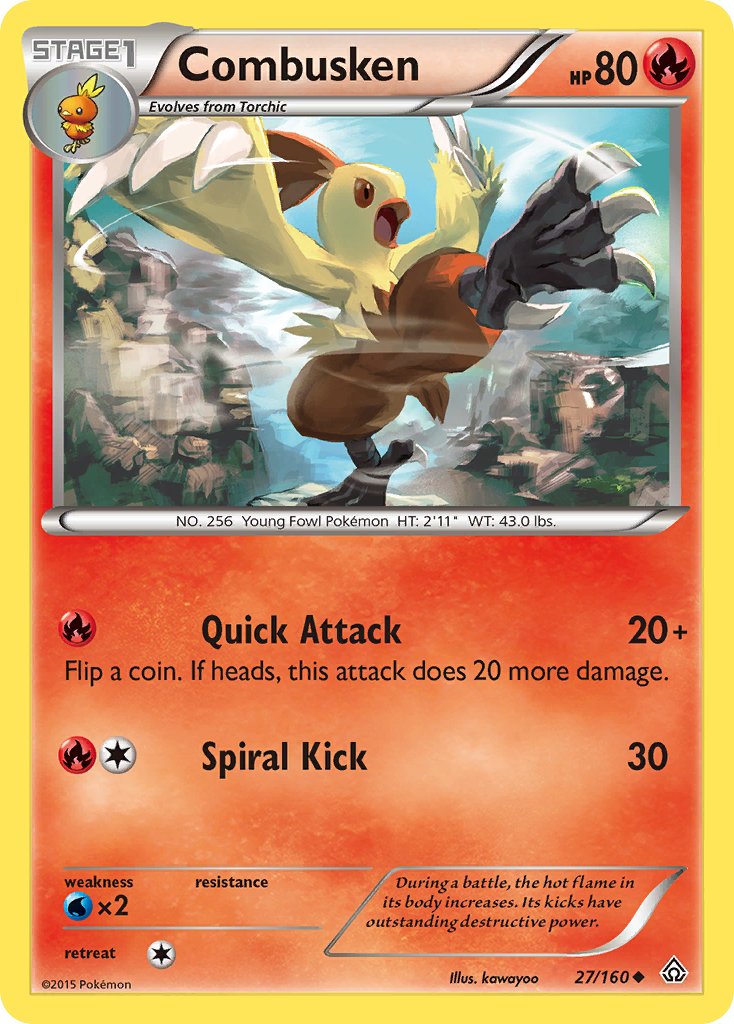 Combusken (27/160) [XY: Primal Clash] - Dark Crystal Cards