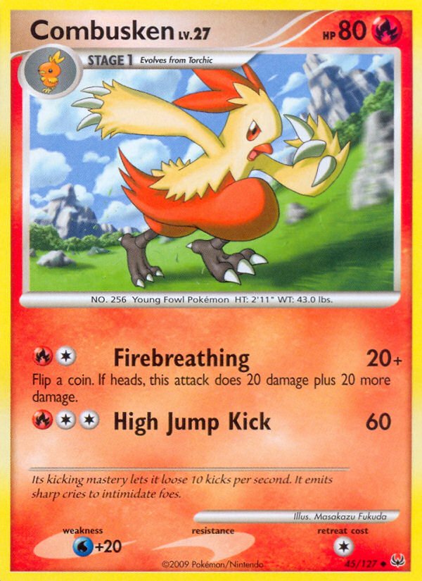 Combusken (45/127) [Platinum: Base Set] - Dark Crystal Cards