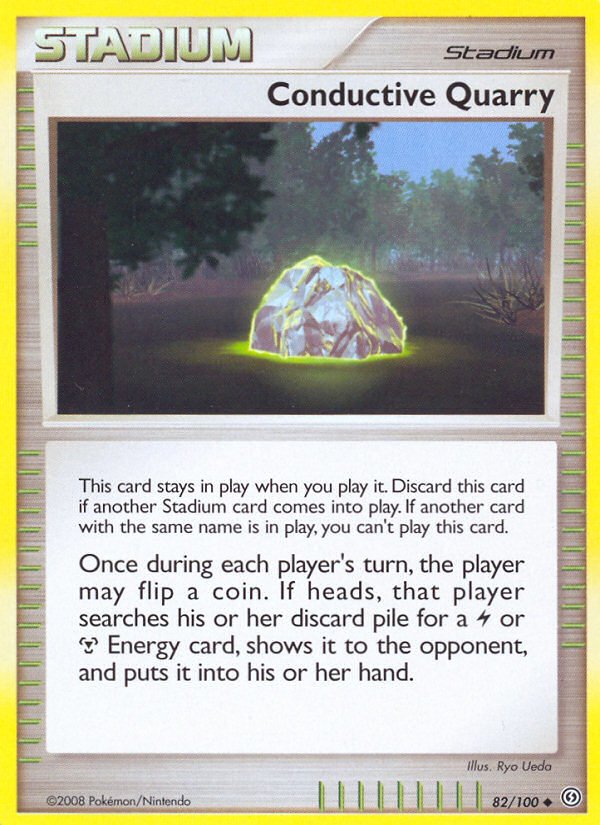 Conductive Quarry (82/100) [Diamond & Pearl: Stormfront] - Dark Crystal Cards