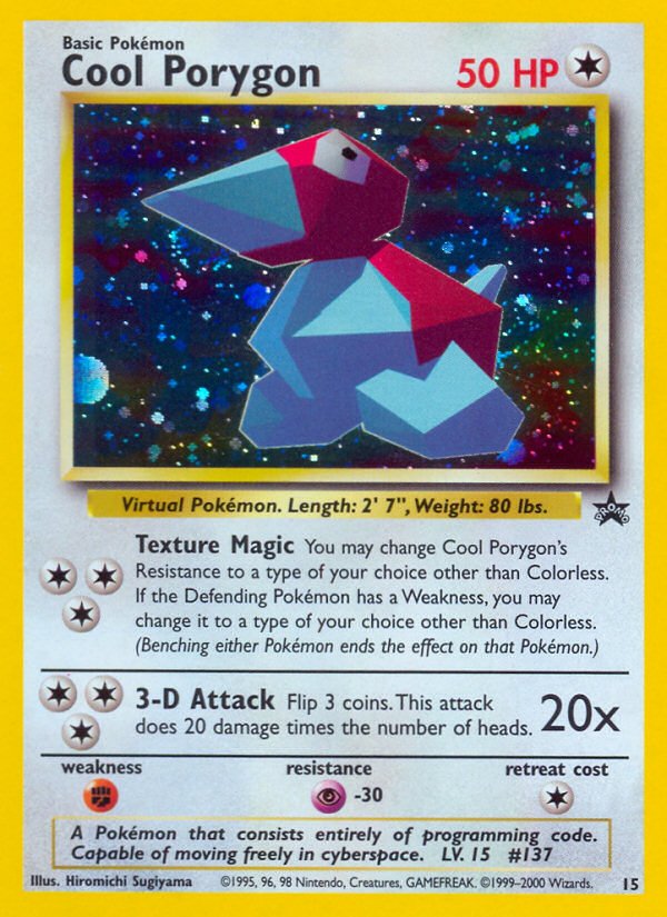 Cool Porygon (15) [Wizards of the Coast: Black Star Promos] - Dark Crystal Cards