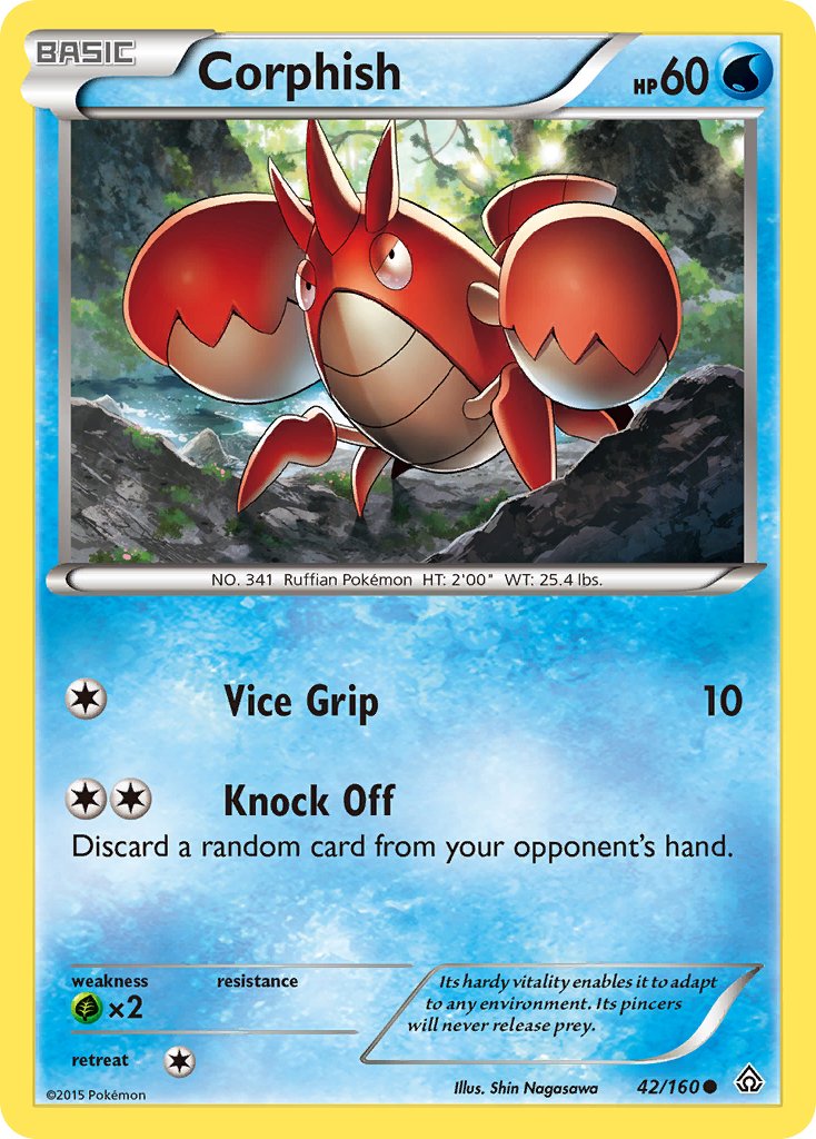 Corphish (42/160) [XY: Primal Clash] - Dark Crystal Cards