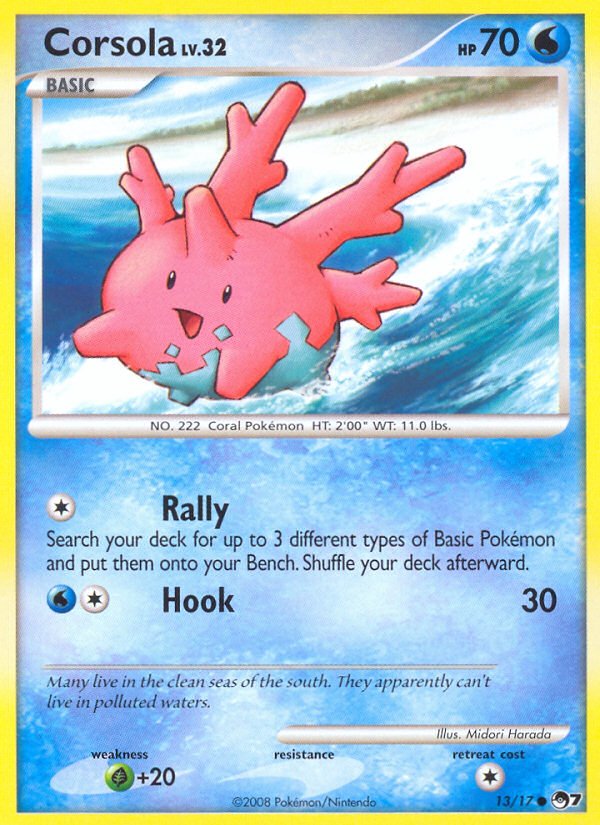 Corsola (13/17) [POP Series 7] - Dark Crystal Cards