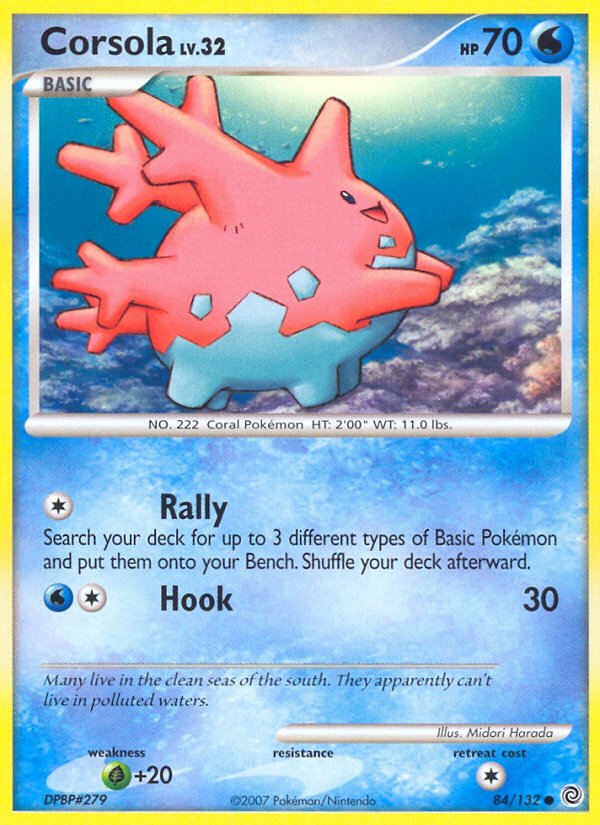 Corsola (84/132) [Diamond & Pearl: Secret Wonders] - Dark Crystal Cards