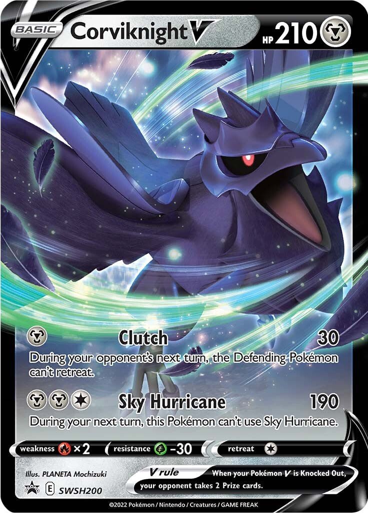 Corviknight V (SWSH200) [Sword & Shield: Black Star Promos] - Dark Crystal Cards