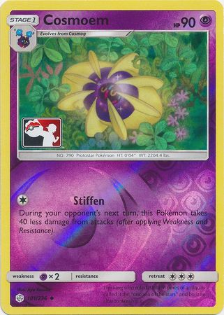 Cosmoem (101/236) (Pokemon Club Special Print) [Sun & Moon: Cosmic Eclipse] - Dark Crystal Cards