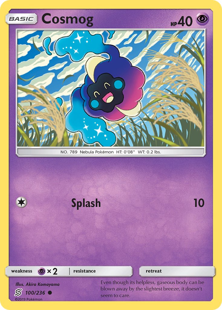 Cosmog (100/236) [Sun & Moon: Unified Minds] - Dark Crystal Cards