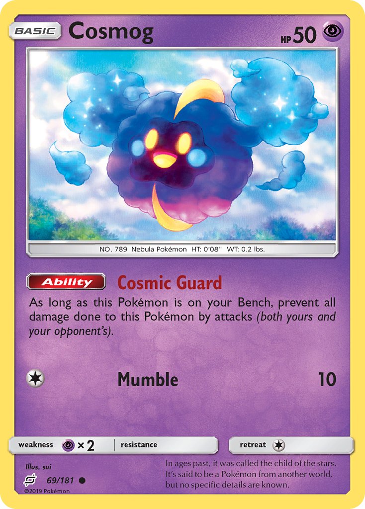 Cosmog (69/181) [Sun & Moon: Team Up] - Dark Crystal Cards