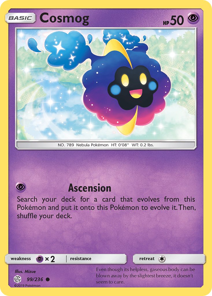 Cosmog (99/236) [Sun & Moon: Cosmic Eclipse] - Dark Crystal Cards