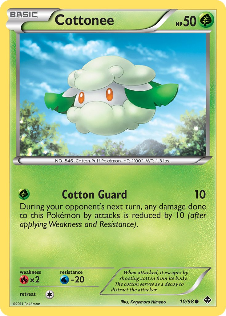 Cottonee (10/98) [Black & White: Emerging Powers] - Dark Crystal Cards