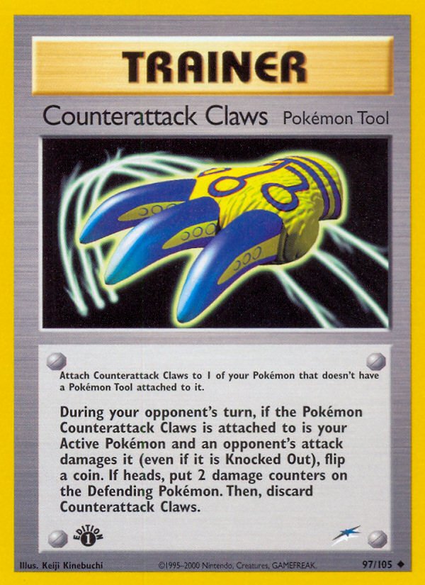 Counterattack Claws (97/105) [Neo Destiny 1st Edition] - Dark Crystal Cards