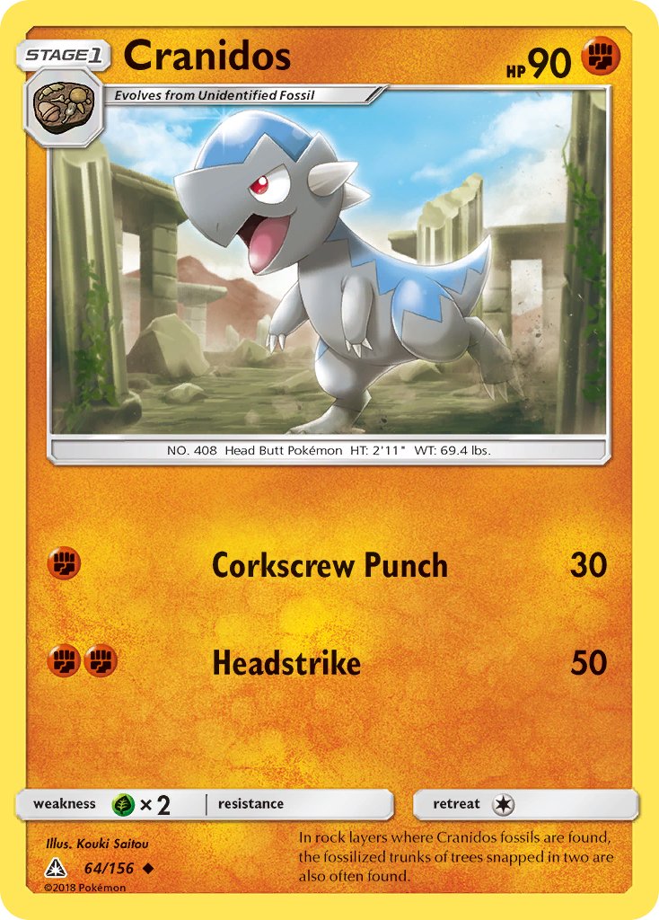 Cranidos (64/156) [Sun & Moon: Ultra Prism] - Dark Crystal Cards