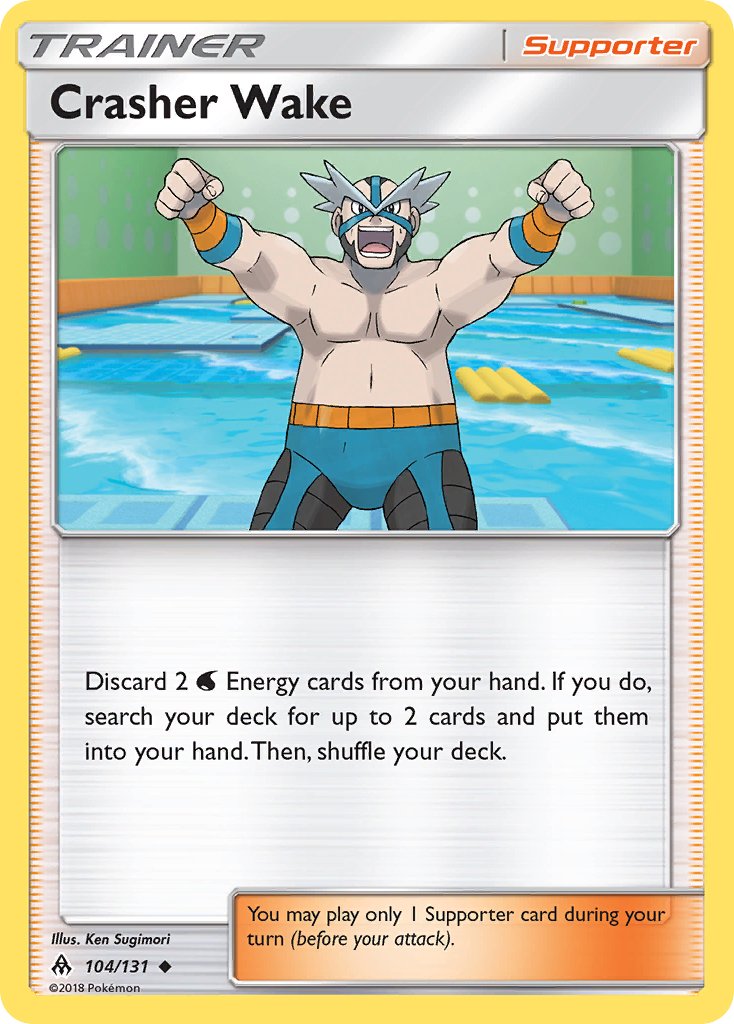 Crasher Wake (104/131) [Sun & Moon: Forbidden Light] - Dark Crystal Cards