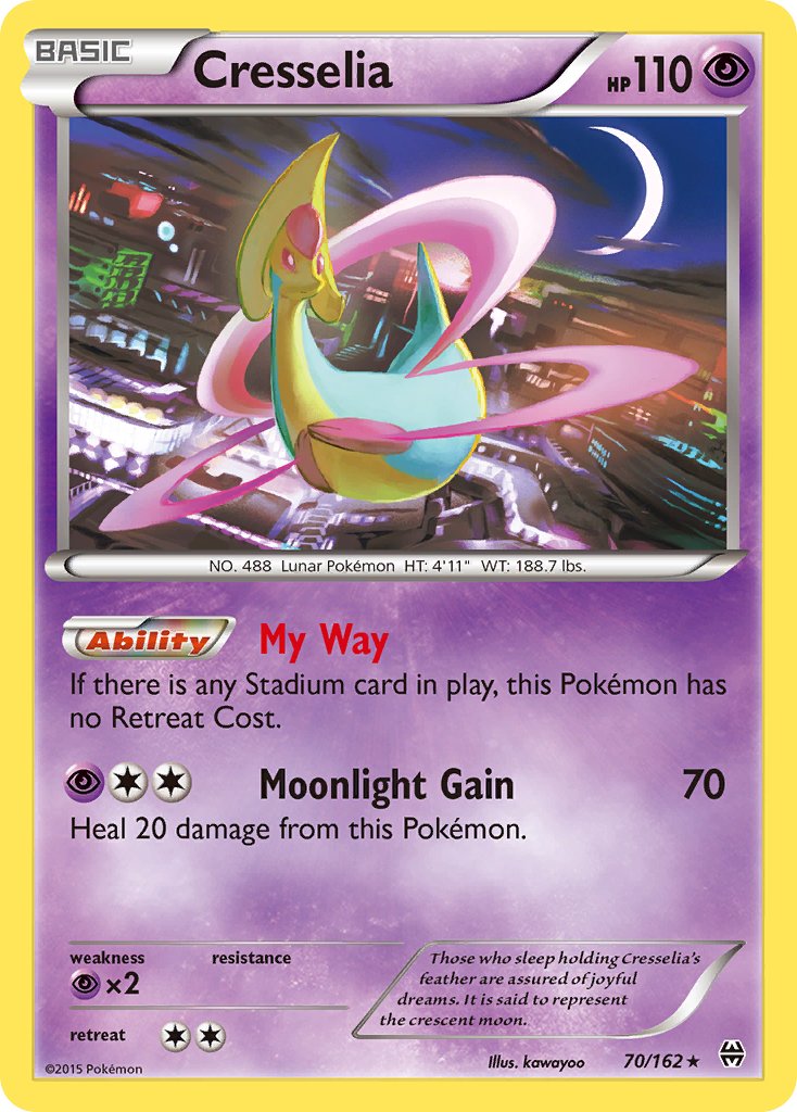 Cresselia (70/162) [XY: BREAKthrough] - Dark Crystal Cards