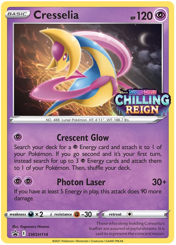 Cresselia (SWSH114) [Sword & Shield: Black Star Promos] - Dark Crystal Cards