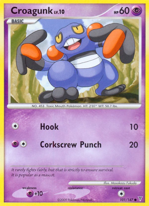 Croagunk (101/147) [Platinum: Supreme Victors] - Dark Crystal Cards