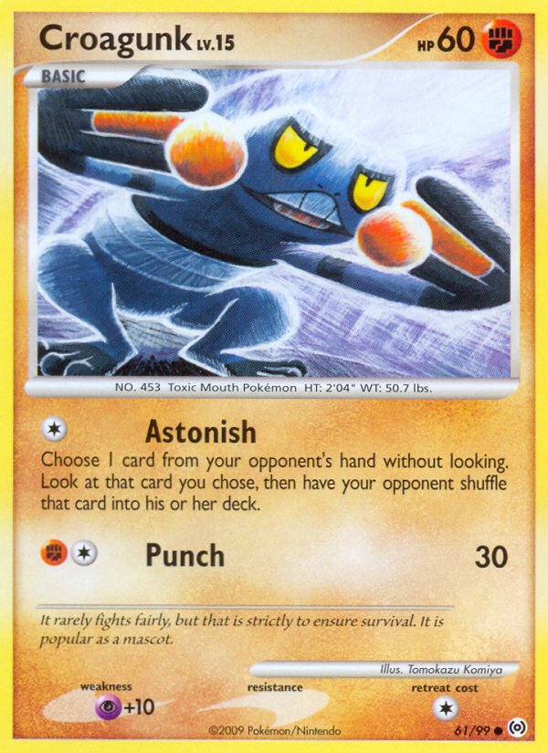 Croagunk (61/99) [Platinum: Arceus] - Dark Crystal Cards