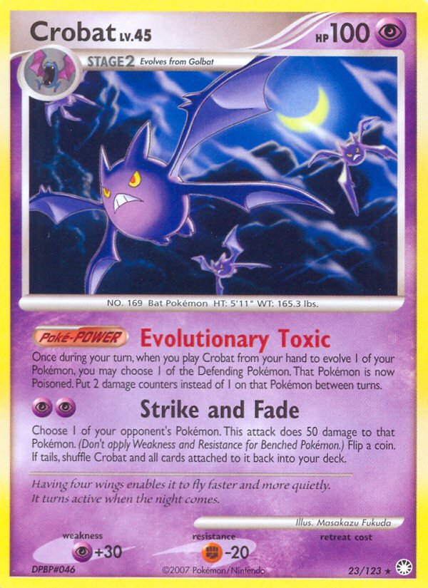 Crobat (23/123) [Diamond & Pearl: Mysterious Treasures] - Dark Crystal Cards