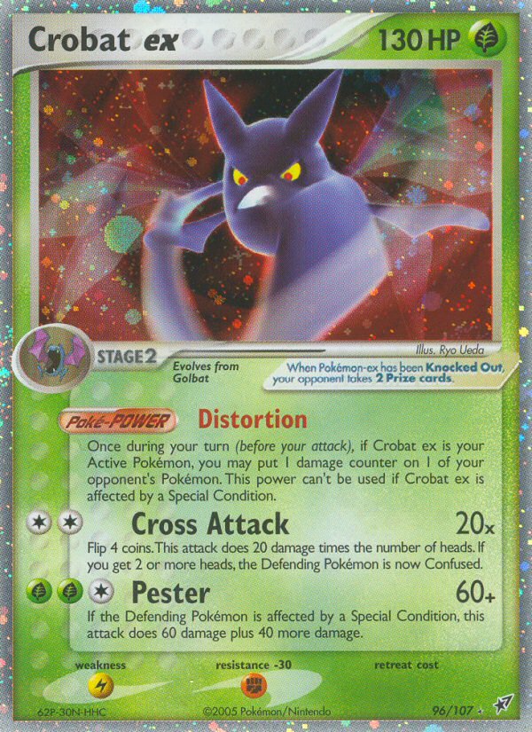 Crobat ex (96/107) [EX: Deoxys] - Dark Crystal Cards