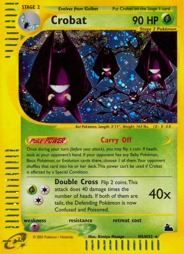 Crobat (H5/H32) [Skyridge] - Dark Crystal Cards