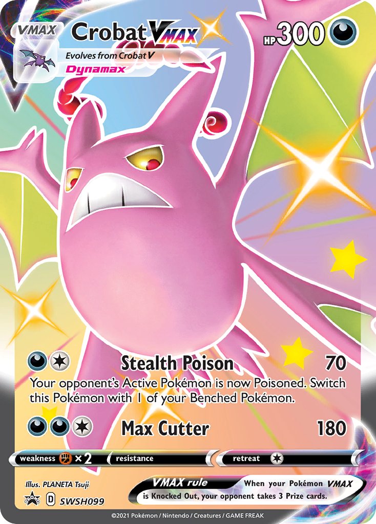 Crobat VMAX (SWSH099) [Sword & Shield: Black Star Promos] - Dark Crystal Cards