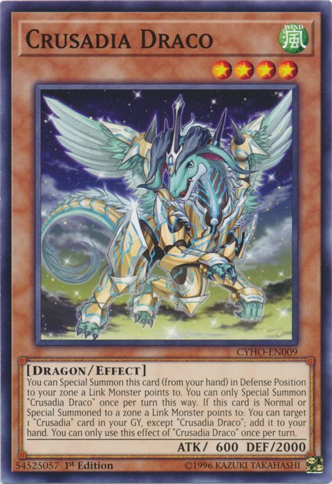 Crusadia Draco [CYHO - EN009] Common - Dark Crystal Cards