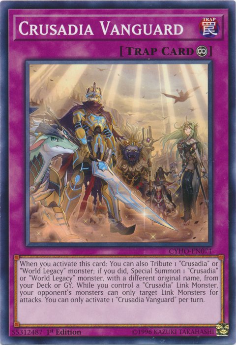 Crusadia Vanguard [CYHO - EN071] Common - Dark Crystal Cards