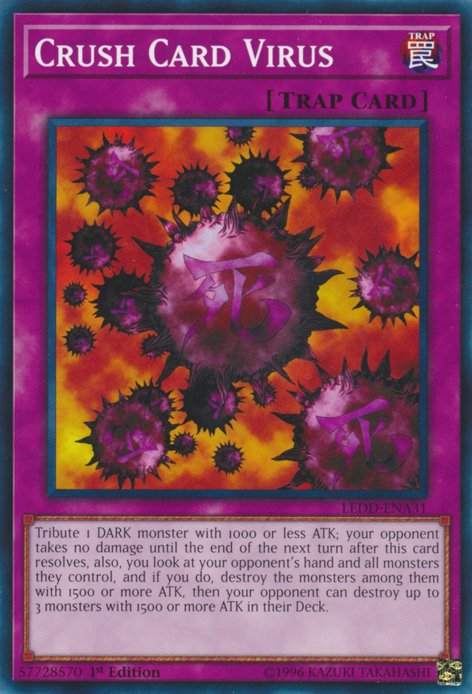 Crush Card Virus [LEDD - ENA31] Common - Dark Crystal Cards