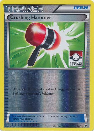 Crushing Hammer (34/39) (League Promo) [XY: Kalos Starter Set] - Dark Crystal Cards