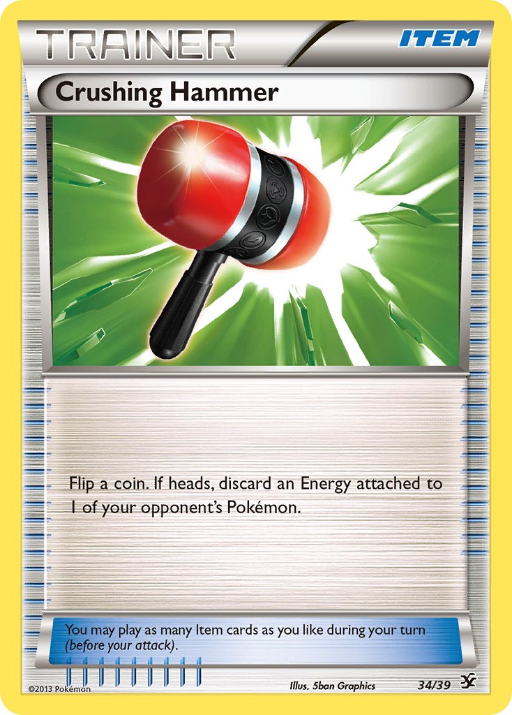 Crushing Hammer (34/39) [XY: Kalos Starter Set] - Dark Crystal Cards