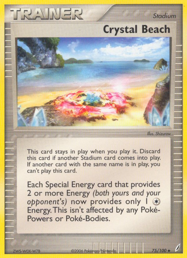 Crystal Beach (75/100) [EX: Crystal Guardians] - Dark Crystal Cards